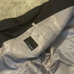 Bill Blass Navy DB side-vent 6 on 2 Blazer with Pick stiching & Silvery Lining